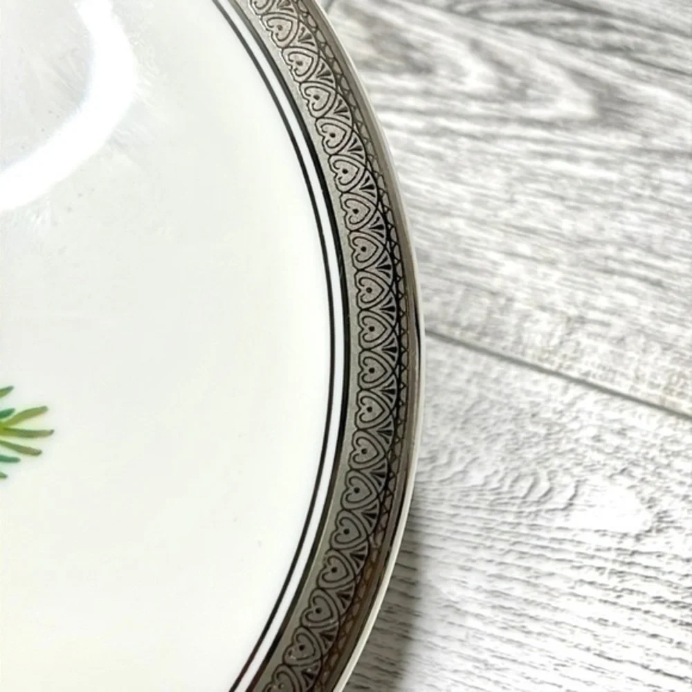 Mikasa Vintage Fine China Pine Ornament Trinket Box